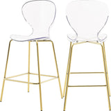 Clarion Counter Stool, Set of 2, Gold