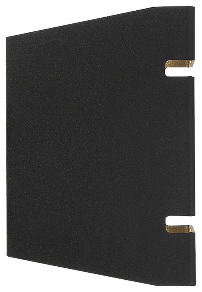 La Vida Bi-Directional Wide Outdoor LED Wall Mount, Black