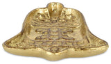 Christmas Bell Cast Iron Gold Catchall Tray