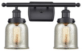 Innovations 916-2W-BK-G58 2-Light Bath Vanity Light, Matte Black