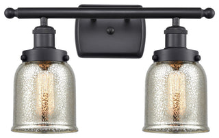 Innovations 916-2W-BK-G58 2-Light Bath Vanity Light, Matte Black