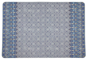 Iznik Classic Rectangle Pebble Placemats, Set of 4