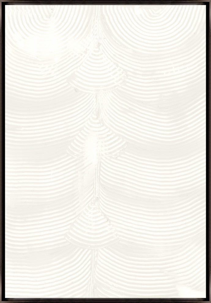 30x44 Your Trace III, Framed Artwork, Espresso