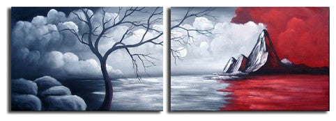 Mystic Mountain, Wall Tapestry, 24"x72"