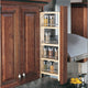 Wood Wall Filler Pull Out for 33" H New Kitchen Applications, 3"W