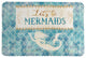 Laural Home Lets Be Mermaids Memory Foam Rug