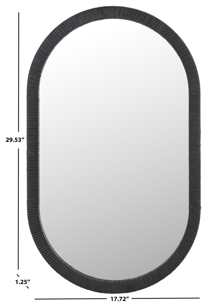 Safavieh Minna 17.72" Mirror, Black