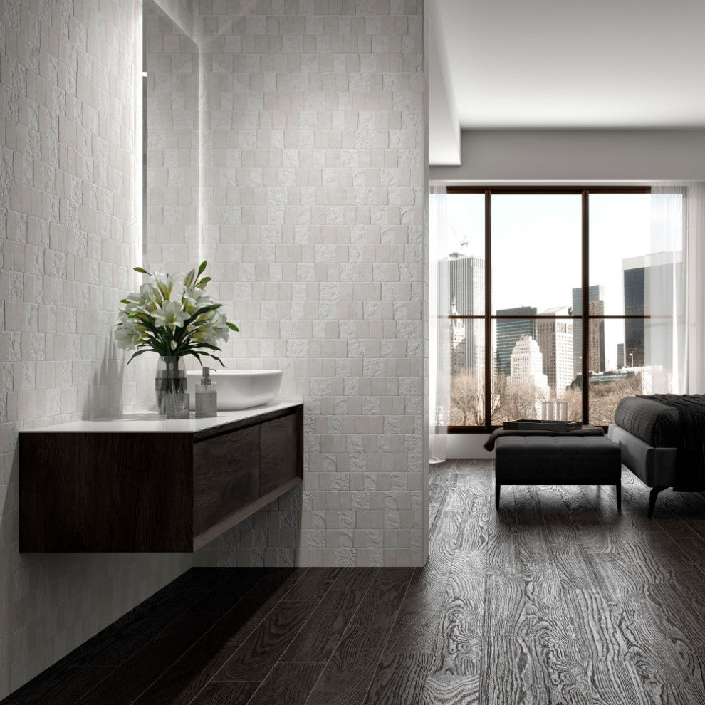 Blend White Porcelain Wall Tile