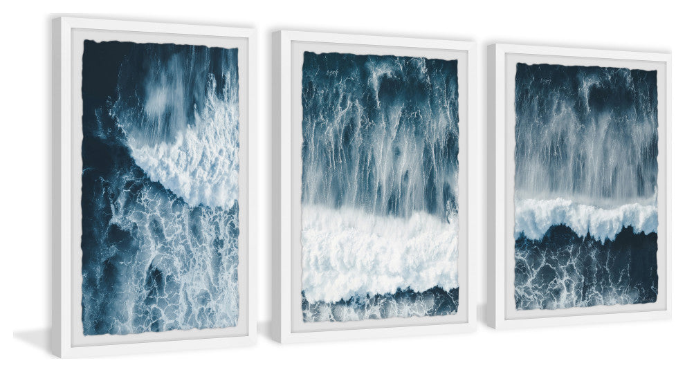 Wash Out Triptych, Set of 3, 16x24 Panels
