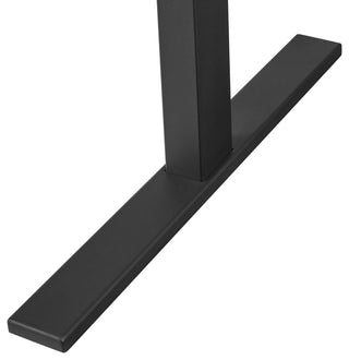 Modern Electric Sit/Stand Desk, Height Adustable, Rich Medium Brown