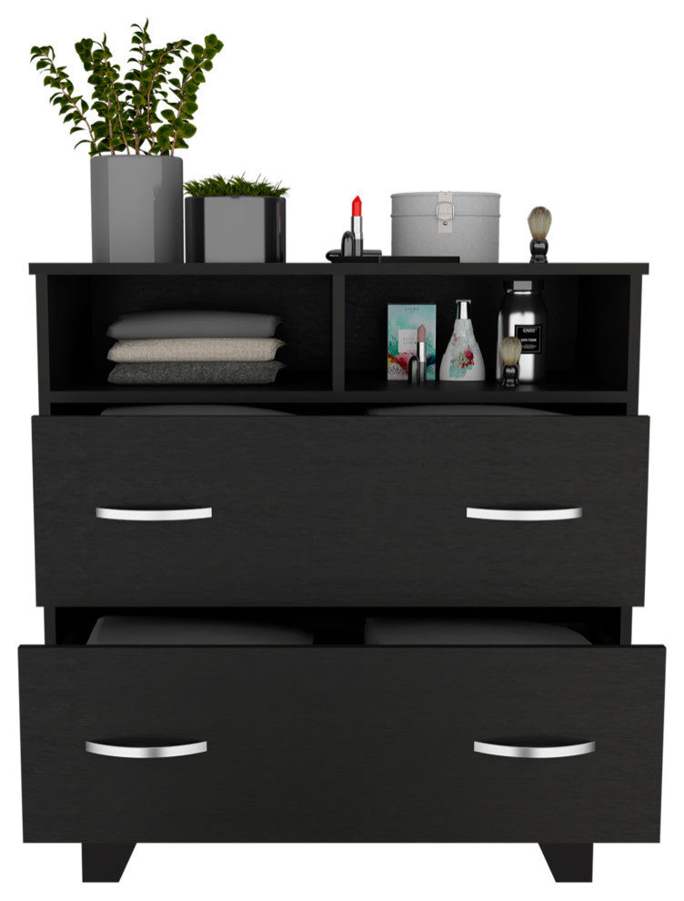 Portobelo Two Drawer Dresser, Black