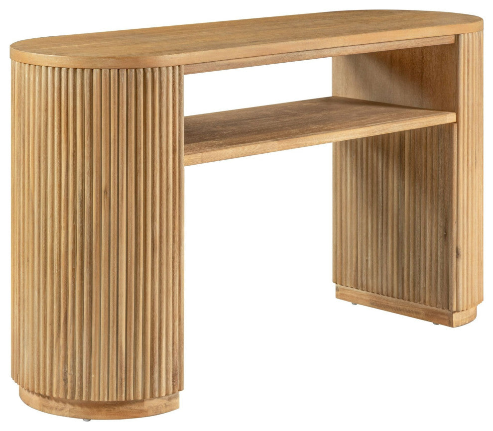 Modrest Jacobson Modern Natural Acacia Console Table
