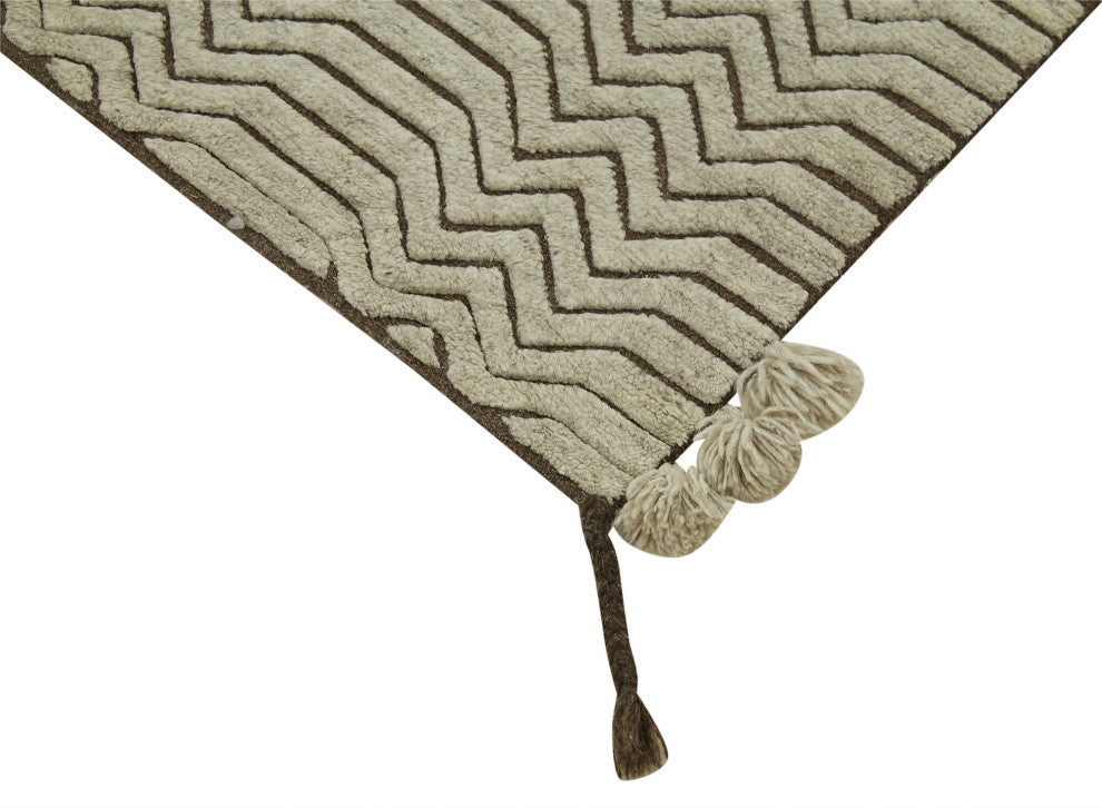 Rug N Carpet - Handmade One-of-a-Kind 3' 0" x 4' 10" Moroccan Runner Rug