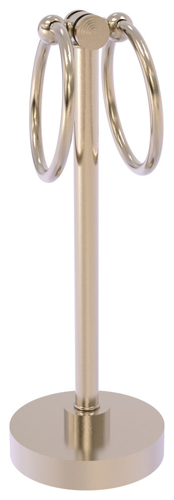 Southbeach Vanity Top 2 Towel Ring Guest Towel Holder, Antique Pewter