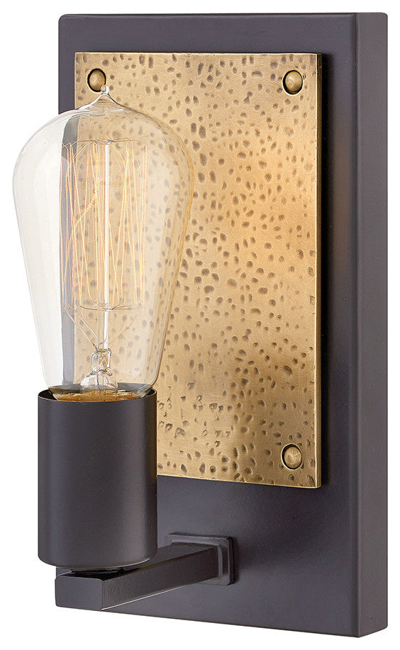 Hinkley Everett Small Single Light Sconce, Bronze