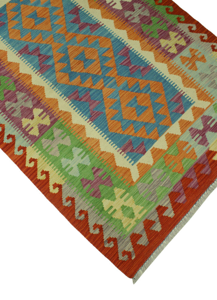 Sangat Kilim Rickie Rust Rug