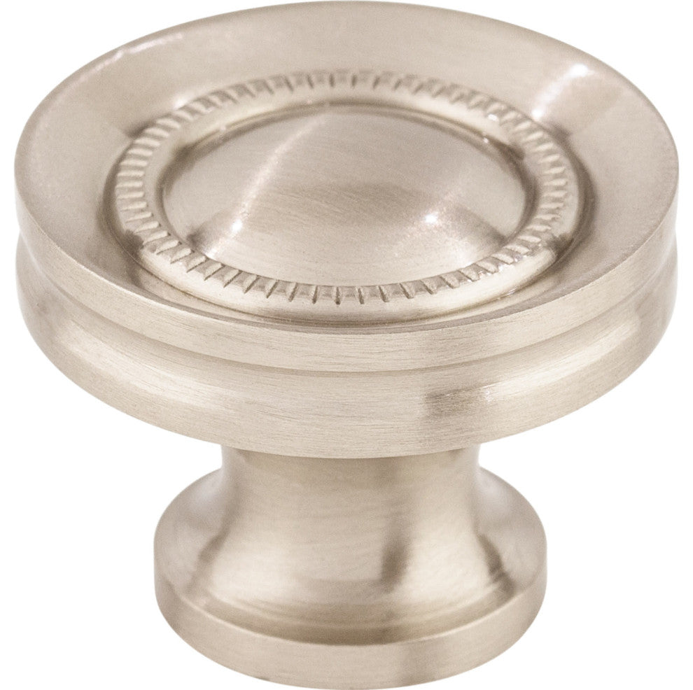 Top Knobs M292 Button 1-1/4 Inch Mushroom Cabinet Knob - Brushed Satin Nickel