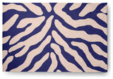 Animal Stripe Spring Chenille Rug, Purple, 4'x6'