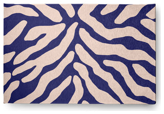 Animal Stripe Spring Chenille Rug, Purple, 4'x6'