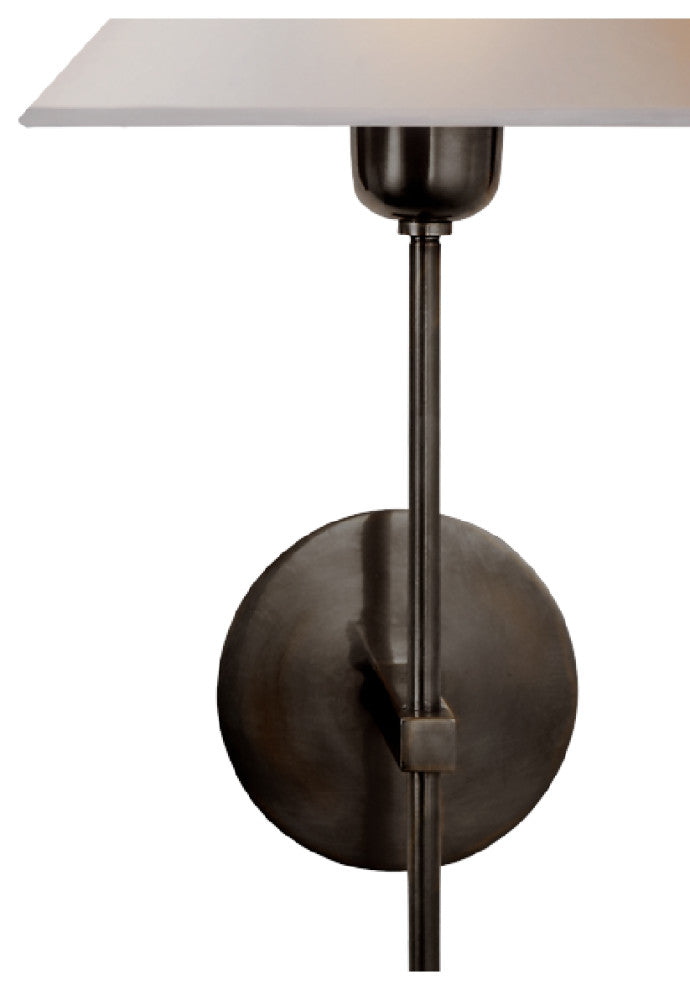 Empire Shade Wall Lamp | Andrew Martin Hackney, Black