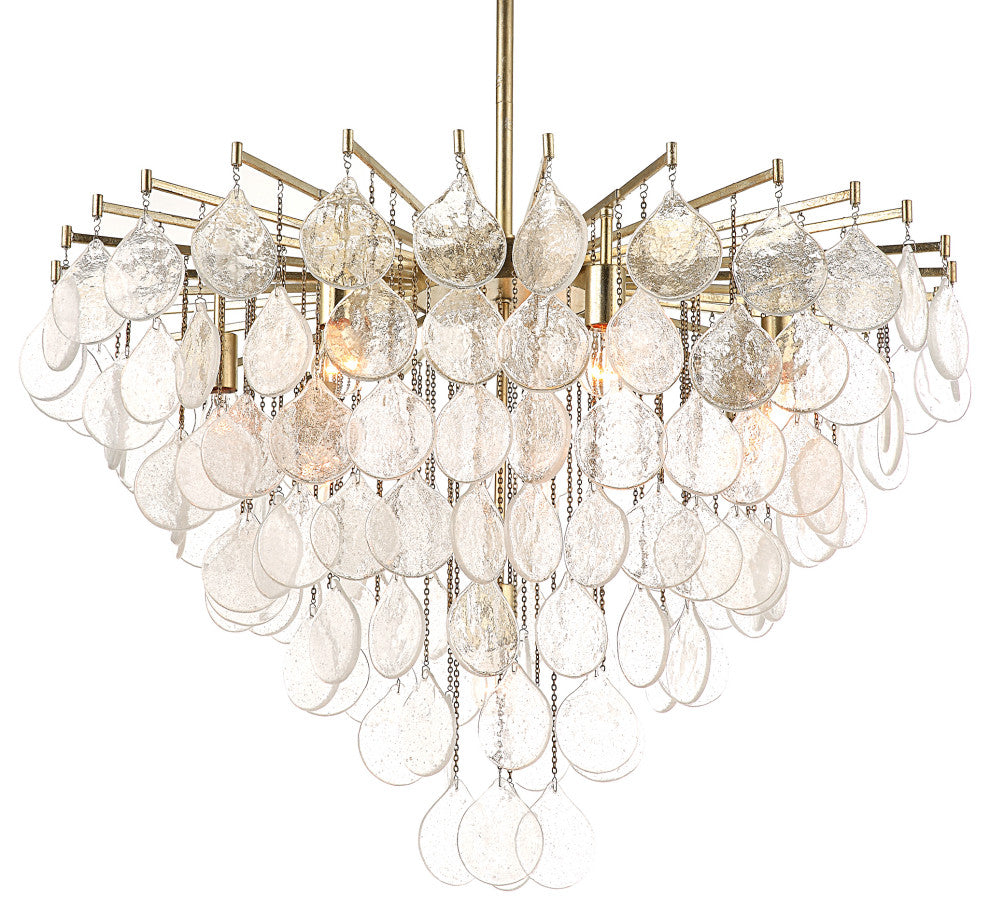 Uttermost Goccia 8-LIght Tear Drop Glass Pendant