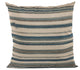 Plutus Blue Lanes Stripe Luxury Throw Pillow, 12"x20"