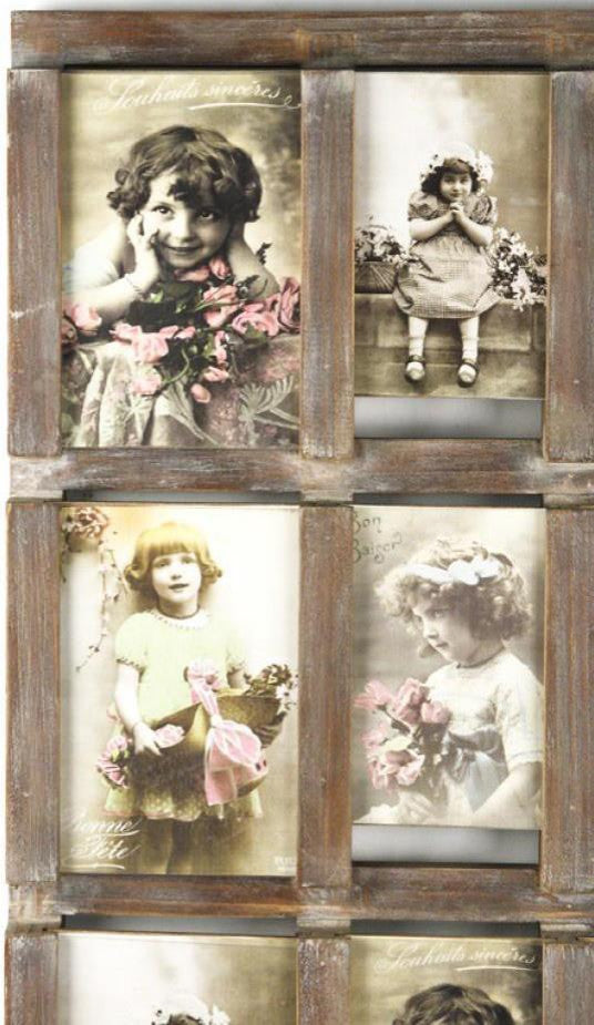 Photo Frame Beige Radial Pine