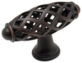 Cosmas 1749ORB Oil Rubbed Bronze Birdcage Cabinet Knob [10 PACK]