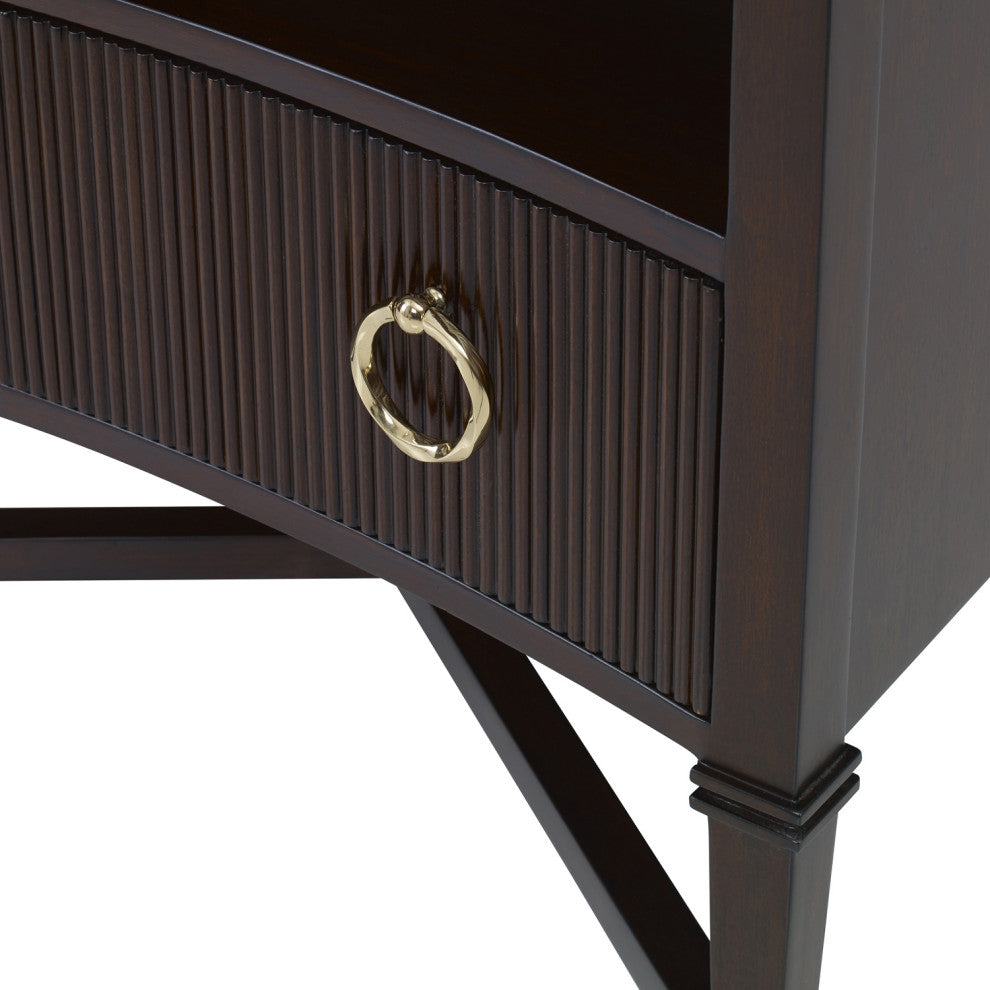 Ambella Home Collection - Reeded Nightstand - 09170-230-001