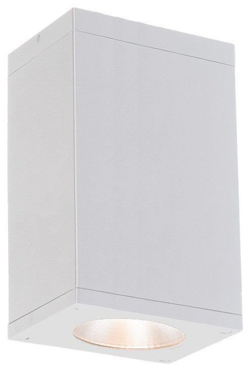 Cube Architectural 6" LED Flush Mount 3000K, White