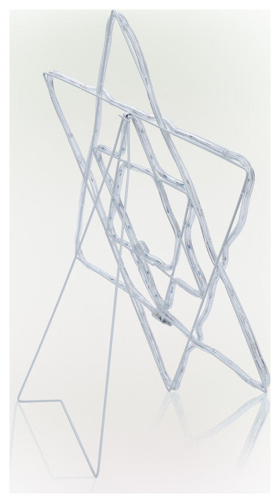 Hanukkah Decoration with Blue and White LED Lights, Star of David