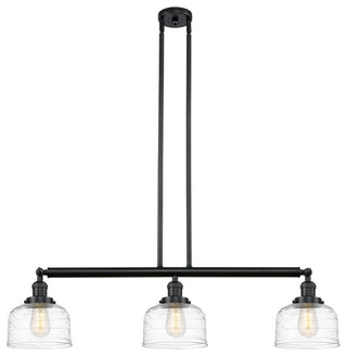 Innovations Bell LED Large Island Light 213-BK-G713-LED, Matte Black