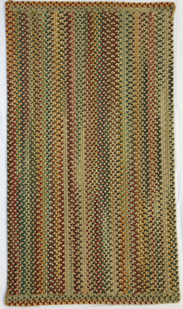 Capel Sherwood Forest Amber 0980_150 Braided Rugs - 11' 4" X 14' 4" Oval