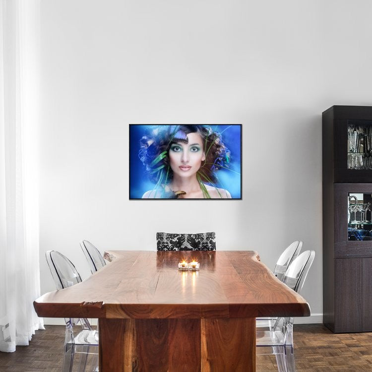 "Butterfly" Framed Canvas Giclee by Sergey Smirnov, 37x25"