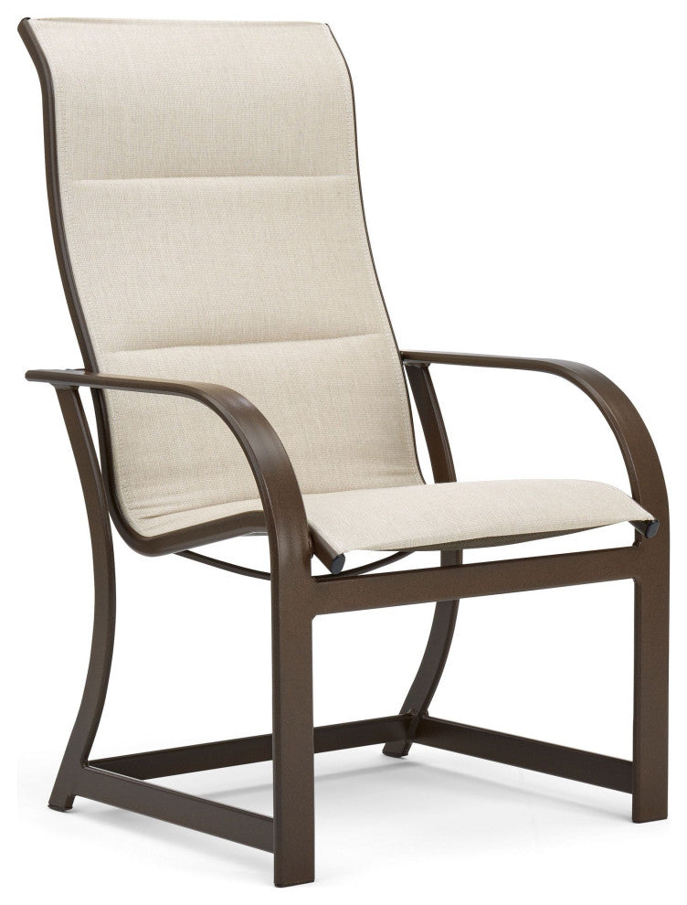 Key West Padded Sling Ultra High Back Dining Chair