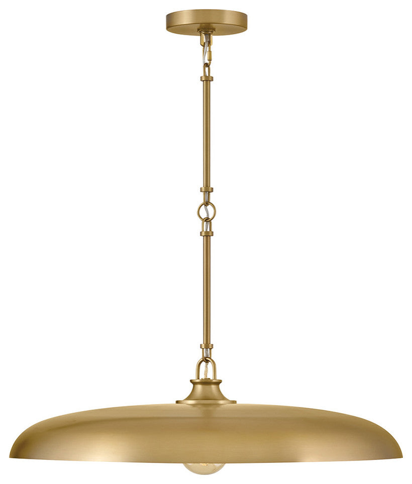 Hinkley Sadie Medium Dome Chandelier, Lacquered Brass