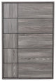 Nova Domus Asus Italian Modern Elm Gray Chest