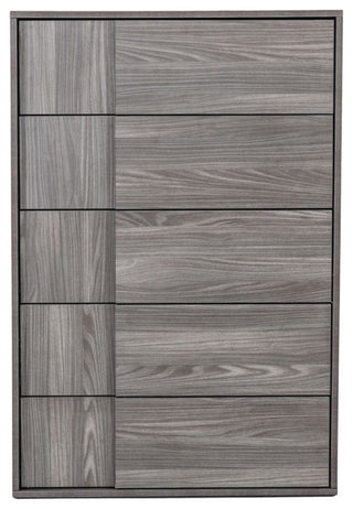 Nova Domus Asus Italian Modern Elm Gray Chest
