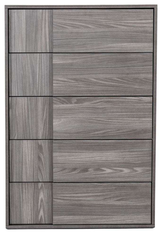 Nova Domus Asus Italian Modern Elm Gray Chest