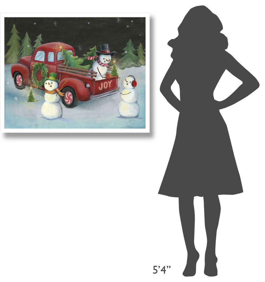 "Christmas on Wheels II" Digital Paper Print by Mary Urban, 37"x30"