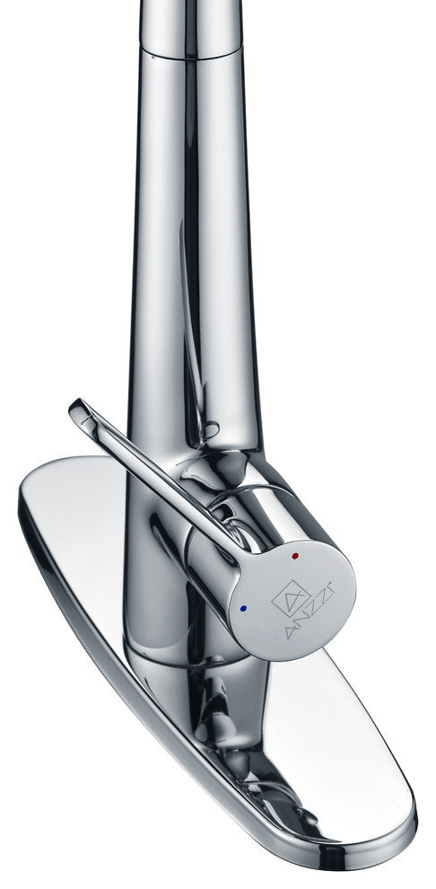 Apollo Single Handle Pull-Down Sprayer Kitchen Faucet, Polished Chrome