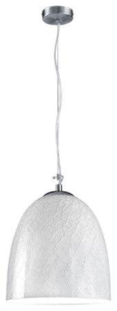 Ontario Pendant, White, 13"