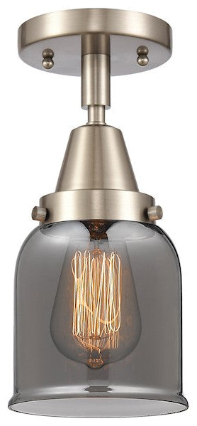 INNOVATIONS LIGHTING 447-1C-SN-G53-LED Small Bell Flush Mount
