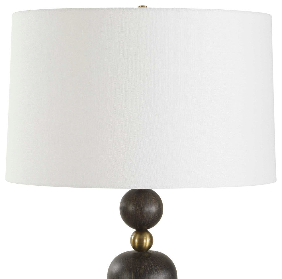 Uttermost McQuinn Dark Walnut Table Lamp