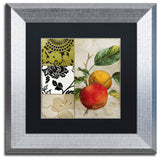 Color Bakery 'SoHo II' Art, Silver Frame, Black Matte, 11"x11"