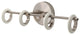 4-Light Loop Ring Bathroom Vanity Light, Brushed Nickel