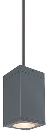 Cube Architectural 3500K 85CRI 16 Degree Beam Spread LED Pendant In Graphite