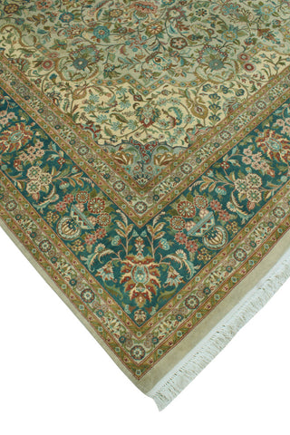 Pak-Persian Eduardo Gray/Green Rug, 9'2x12'1