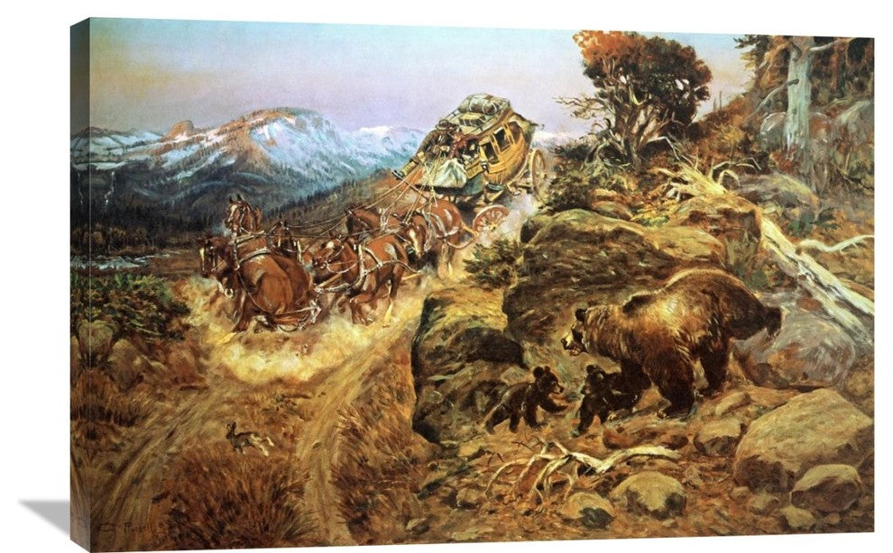 "Bruin Not Bunny" Artwork, 36" x 24"