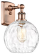 Innovations 516-1W-AC-G1215-8-LED 1-Light Sconce, Antique Copper